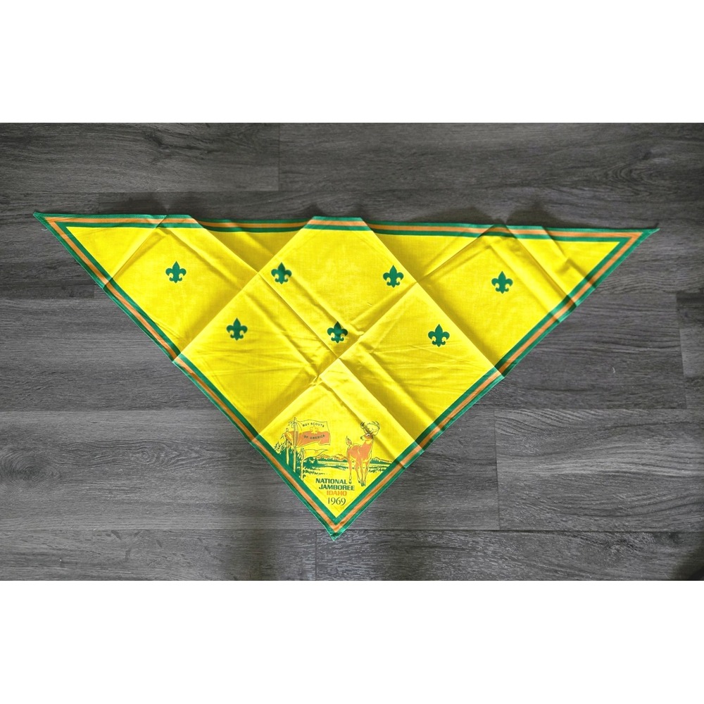 Lot of 6 Vintage BSA National Scout‎ Jamboree Neckerchiefs - Picture 2 of 7
